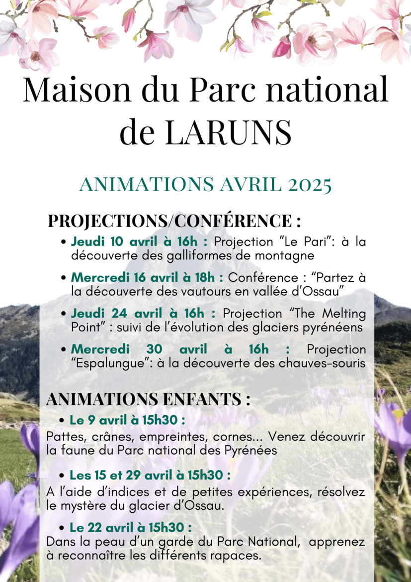 Programme avril
